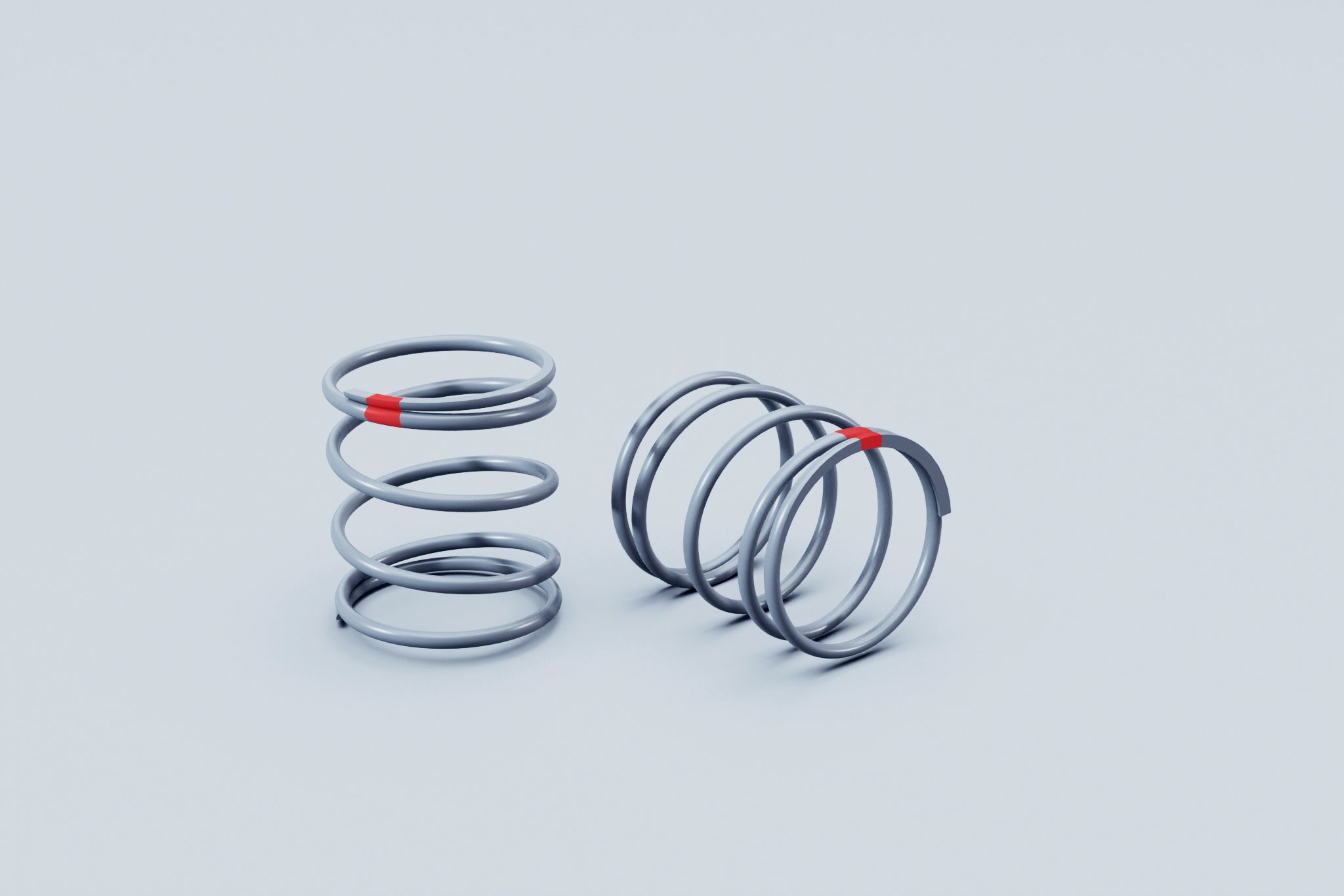 5N52545 Front shock springs gray _red(H)(2)